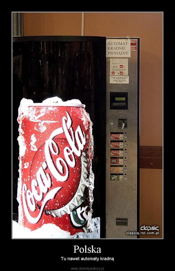Polska – Tu nawet automaty kradną 