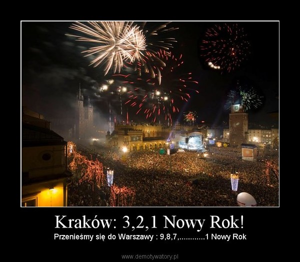 Kraków: 3,2,1 Nowy Rok!