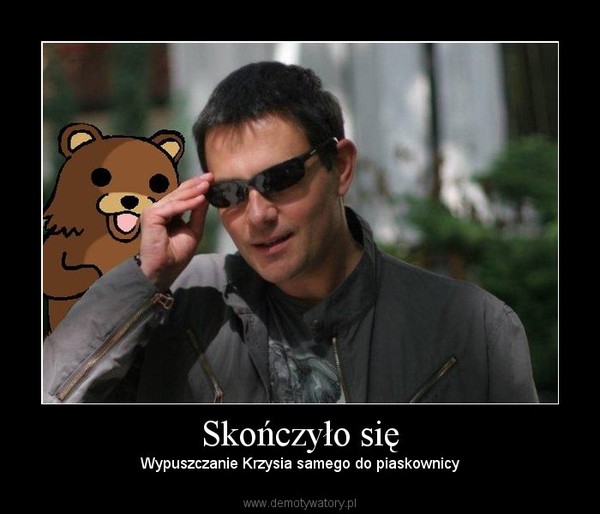 Skończyło się –  Wypuszczanie Krzysia samego do piaskownicy  