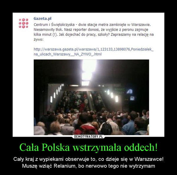 Cała Polska wstrzymała oddech! – Cały kraj z wypiekami obserwuje to, co dzieje się w Warszawce! Muszę wziąć Relanium, bo nerwowo tego nie wytrzymam 