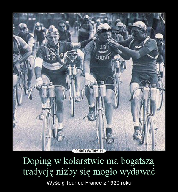 Doping w kolarstwie ma bogatszą tradycję niżby się mogło wydawać – Wyścig Tour de France z 1920 roku 