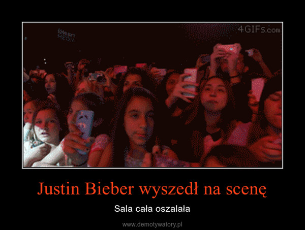 Justin Bieber wyszedł na scenę – Sala cała oszalała 