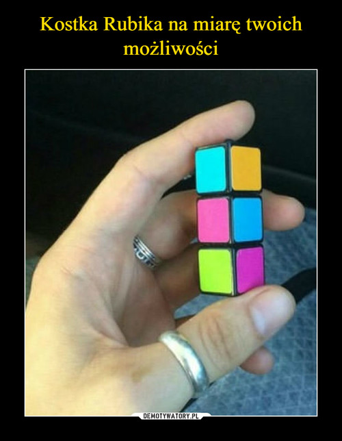 Kostka Rubika na miarę twoich możliwości