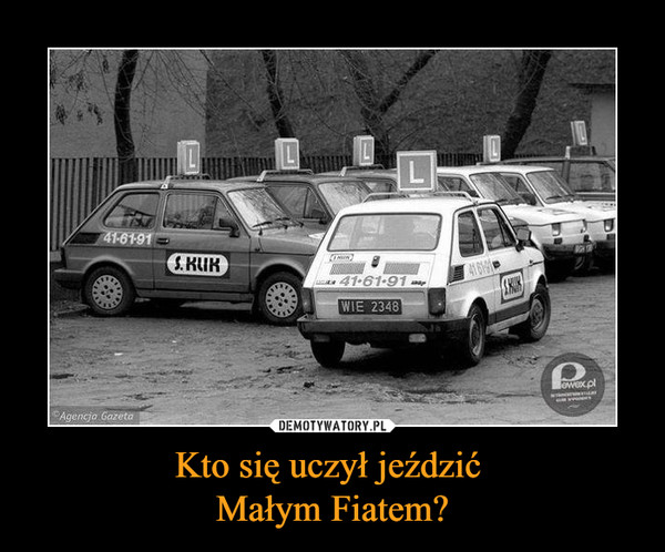 Kto się uczył jeździć Małym Fiatem? –  s klik pewex.pl