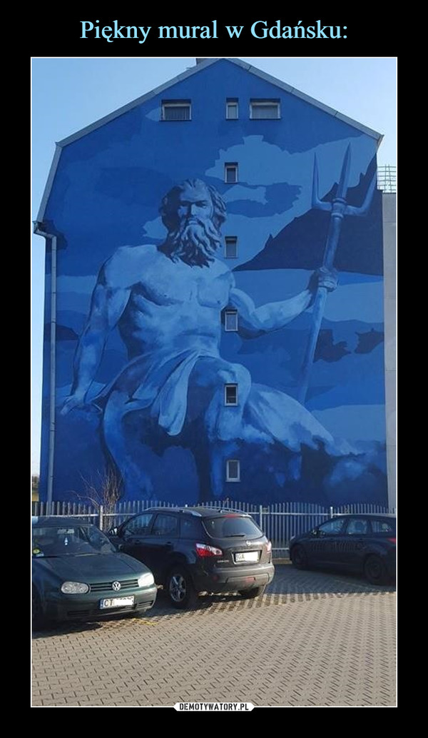 Piękny mural w Gdańsku:
