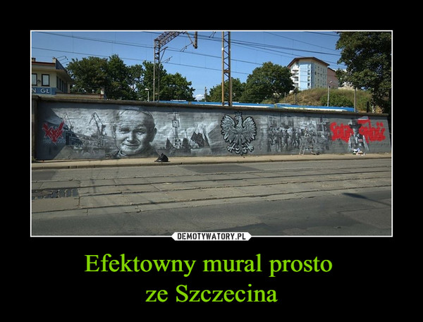 Efektowny mural prosto ze Szczecina –  
