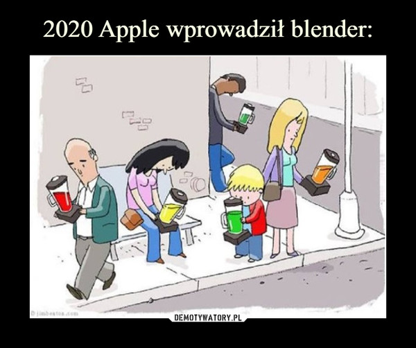 2020 Apple wprowadził blender: