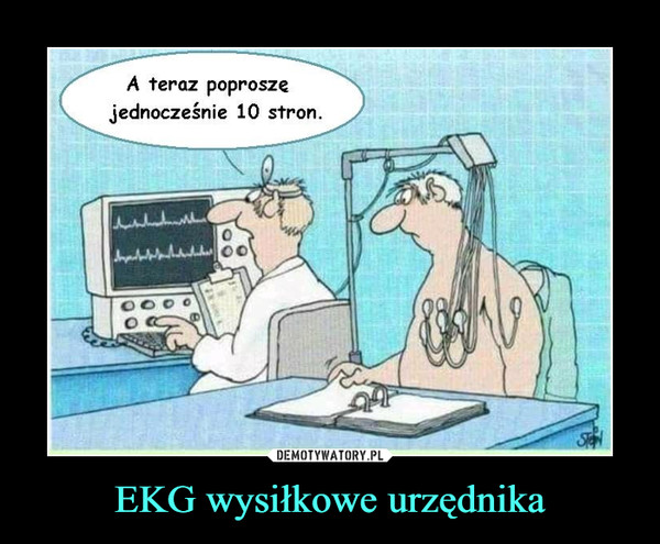 EKG wysiłkowe urzędnika
