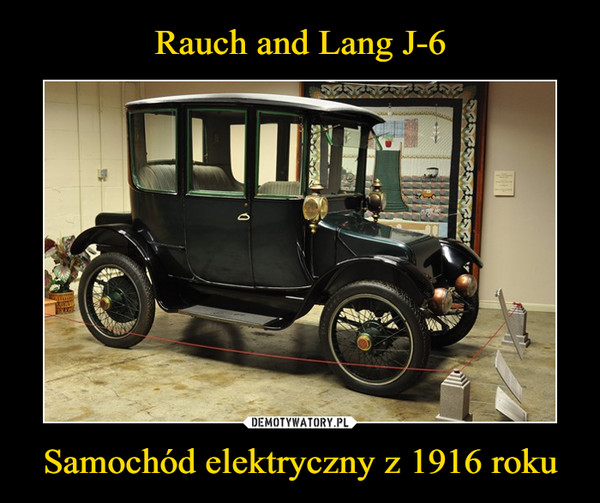 Rauch and Lang J-6 Samochód elektryczny z 1916 roku
