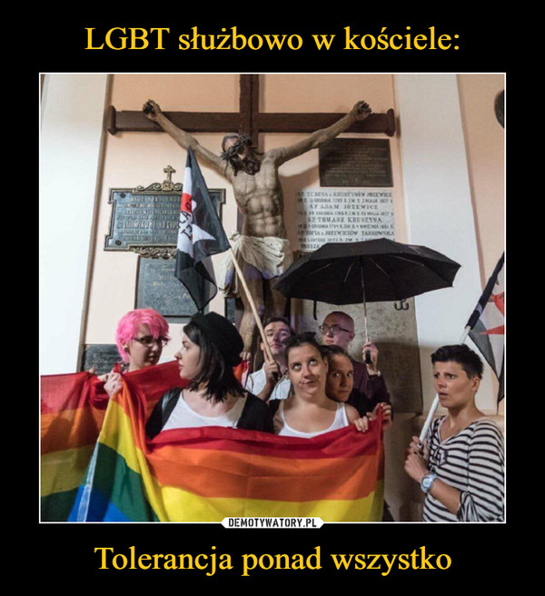 LGBT służbowo w kościele: Tolerancja ponad wszystko