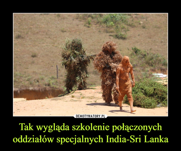 Tak wygląda szkolenie połączonych oddziałów specjalnych India-Sri Lanka