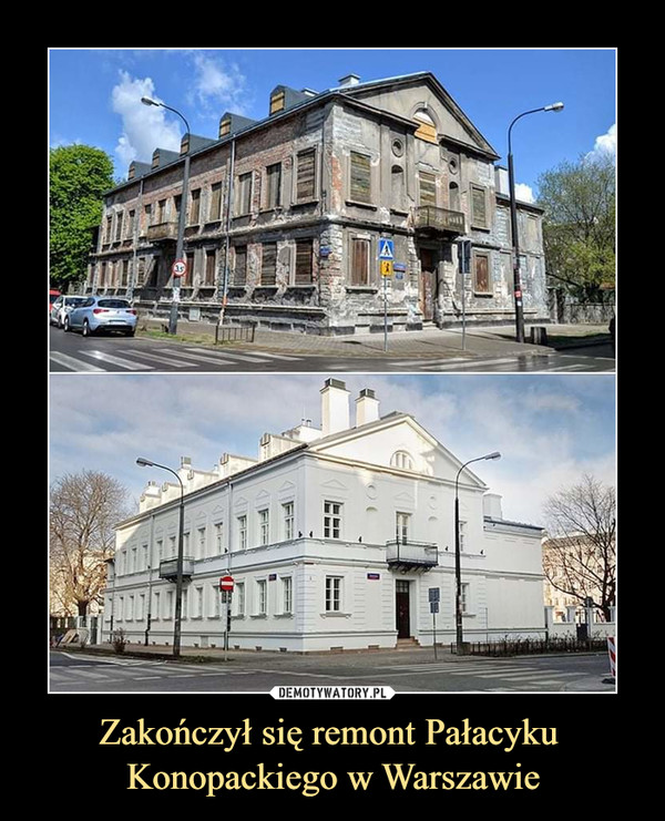 Zakończył się remont Pałacyku Konopackiego w Warszawie –  