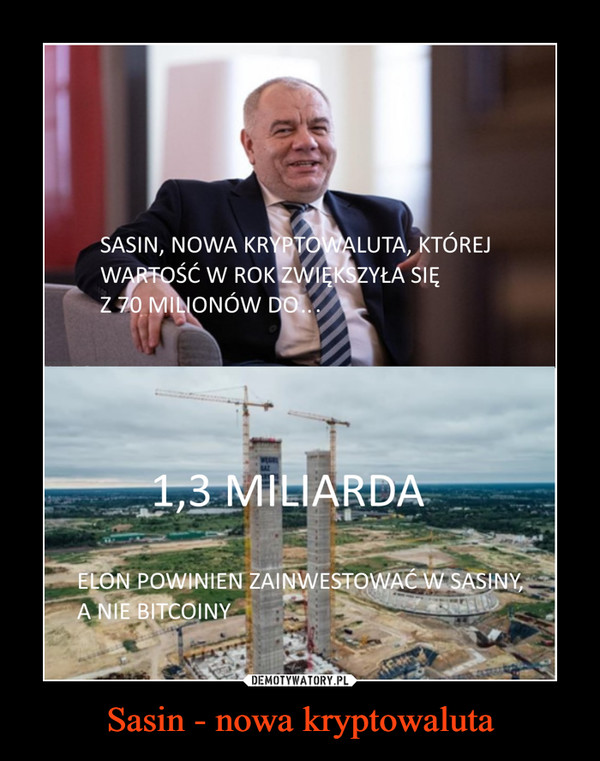 Sasin - nowa kryptowaluta