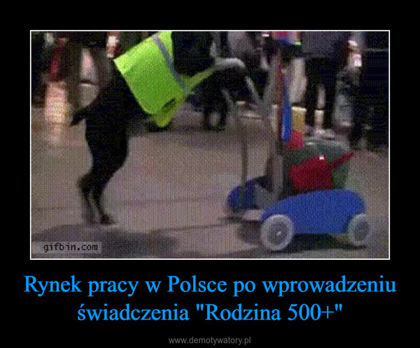 Rynek pracy w Polsce po wprowadzeniu świadczenia "Rodzina 500+" –  