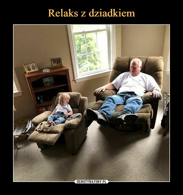 Relaks z dziadkiem