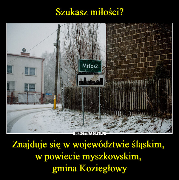 Znajduje się w województwie śląskim, w powiecie myszkowskim, gmina Koziegłowy –  