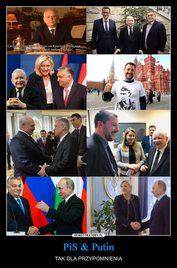 PiS & Putin – TAK DLA PRZYPOMNIENIA 