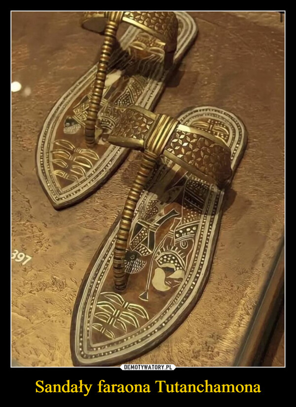 Sandały faraona Tutanchamona –  