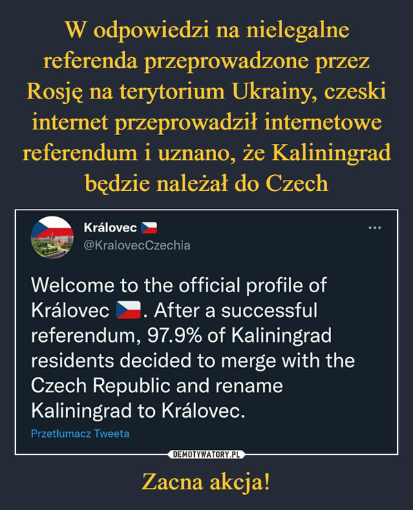 Zacna akcja! –  Welcome to the official profile of Královec