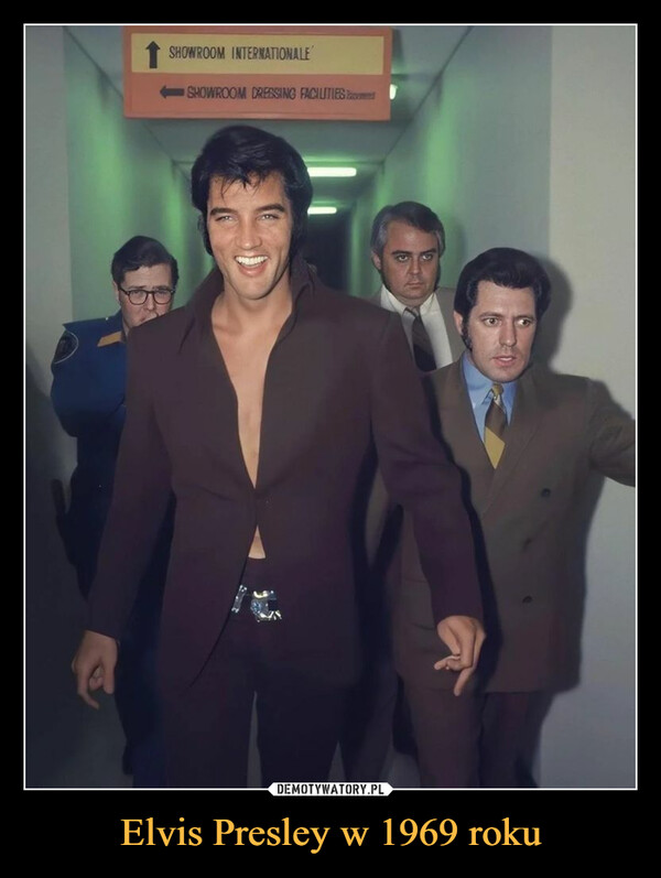 Elvis Presley w 1969 roku –  