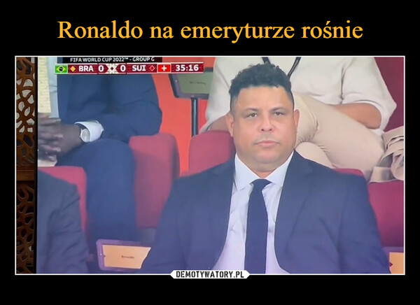 Ronaldo na emeryturze rośnie
