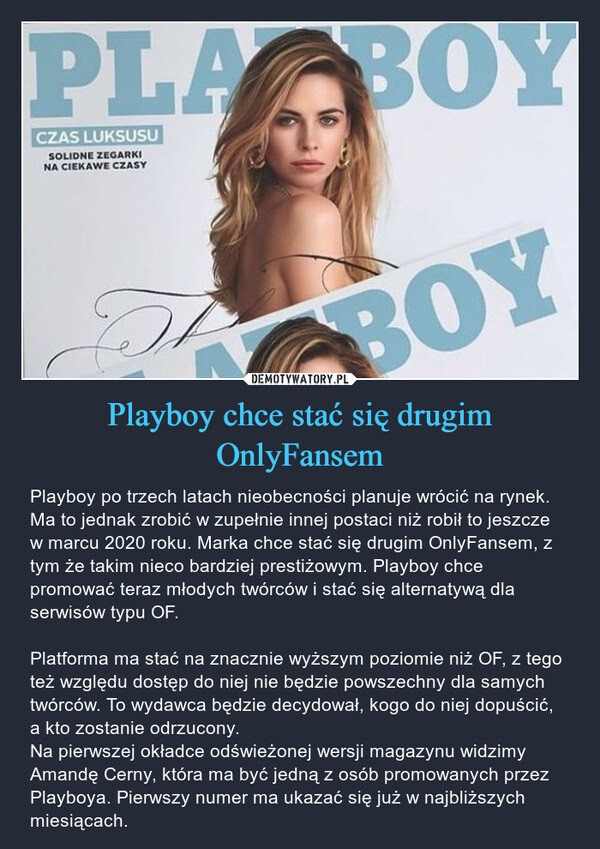 Playboy chce stać się drugim OnlyFansem