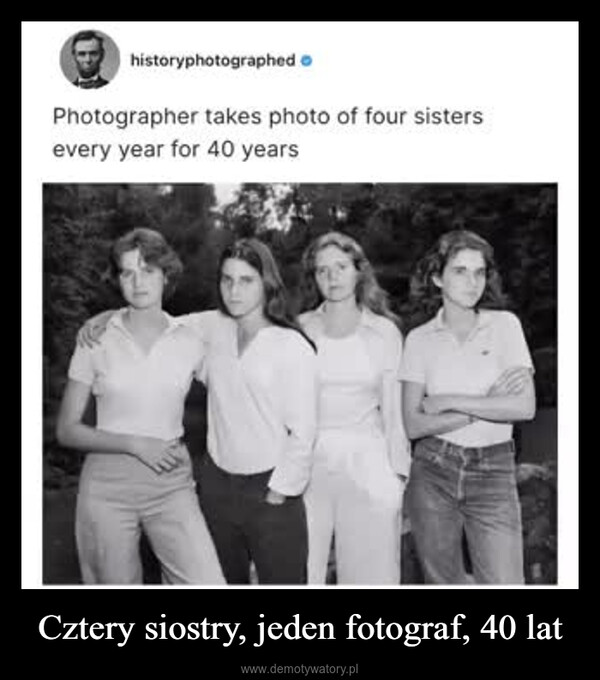 Cztery siostry, jeden fotograf, 40 lat –  Watch again